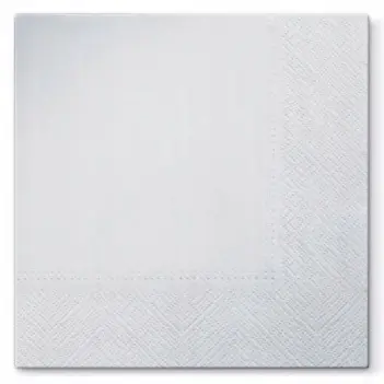 Zdjęcie produktu Serwetki papierowe PAW srebrne 3-warstwowe chłonne dekoracyjne 33x33cm 20 szt.