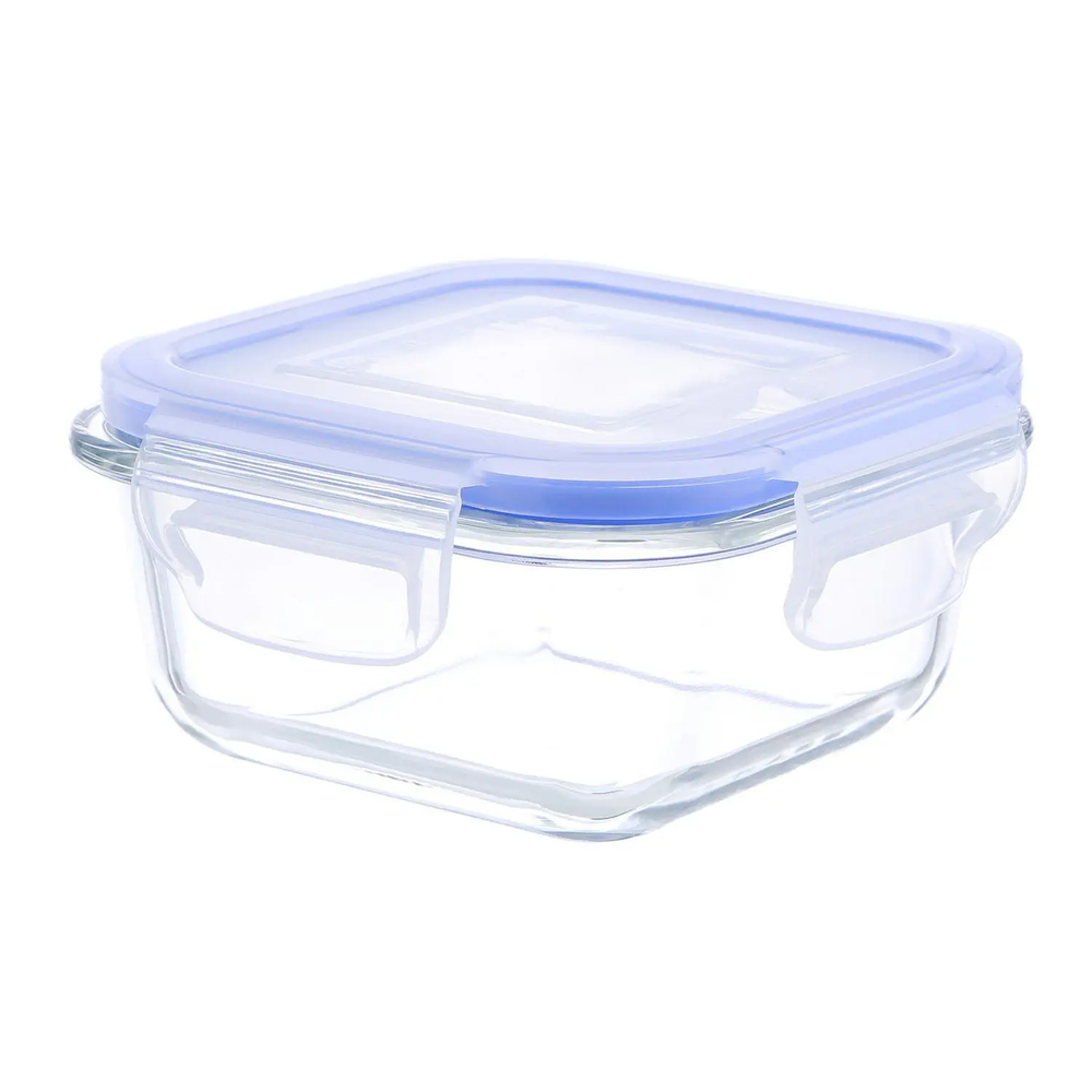 Zdjęcie produktu Pojemnik szklany Fresh lunchbox kwadratowy hermetyczny 13x13x6cm 520ml