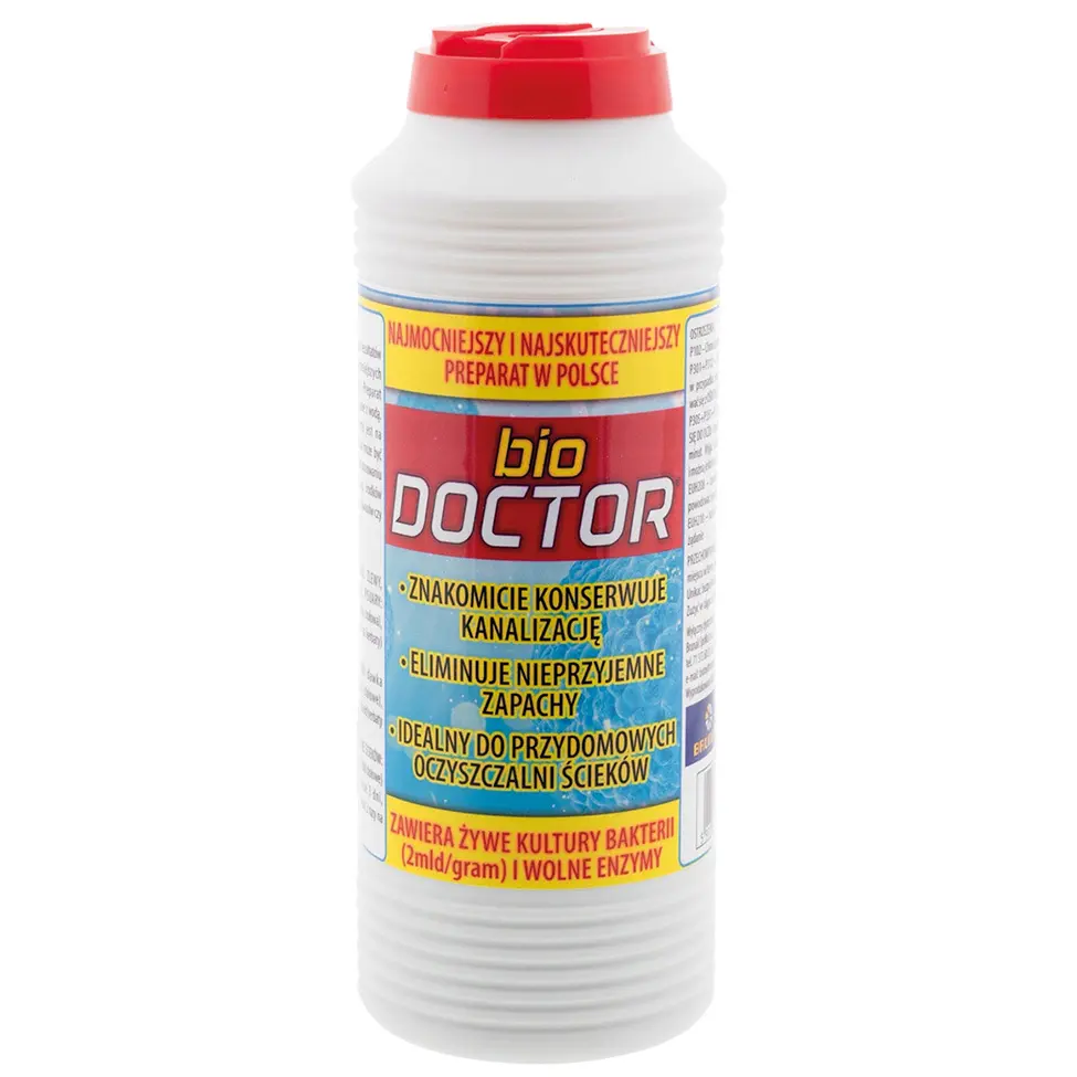 Zdjęcie produktu Preparat do szamb kanalizacji Bio Doctor bakterie enzymy silny 500g