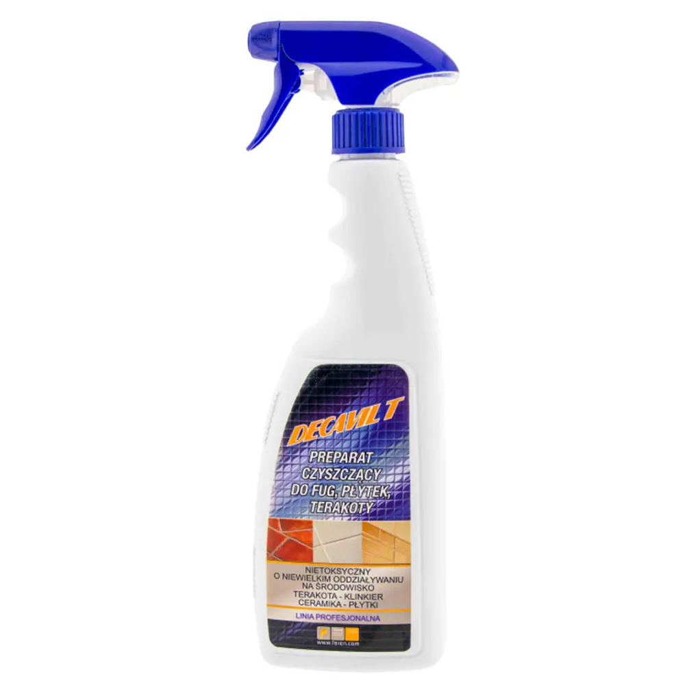 Zdjęcie produktu Preparat do czyszczenia fug glazury terakoty DECAVIL T Faren silny płyn 750ml 