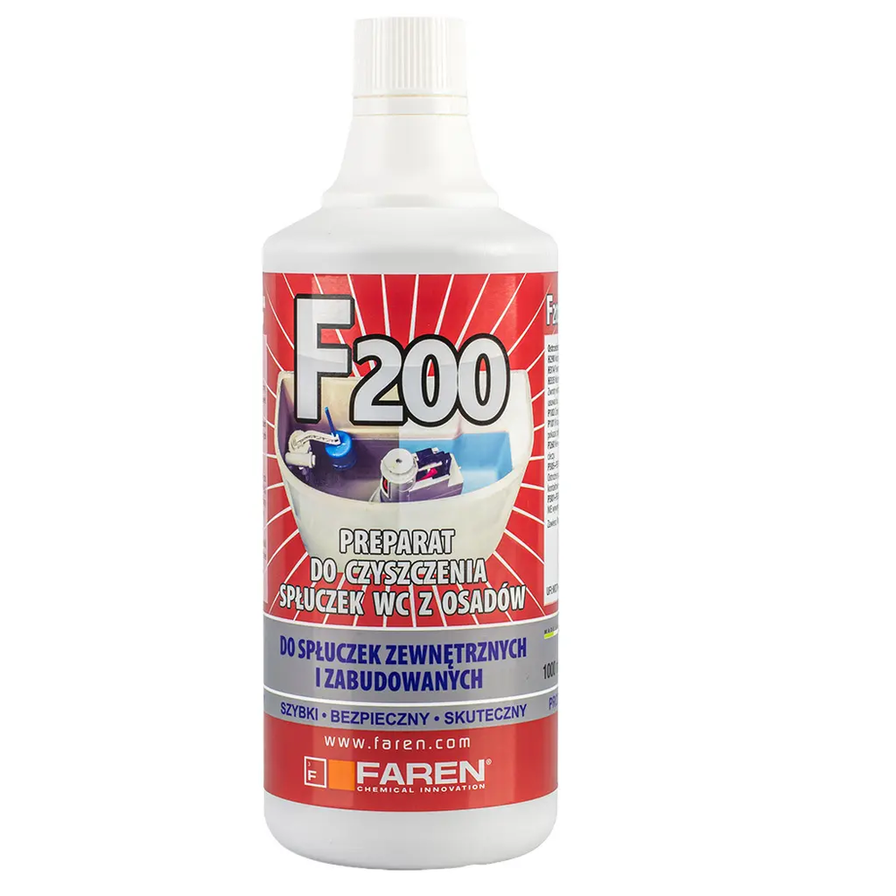 Zdjęcie produktu Preparat do czyszczenia spłuczek Faren Bruna F200 odkamieniacz silny 1l 