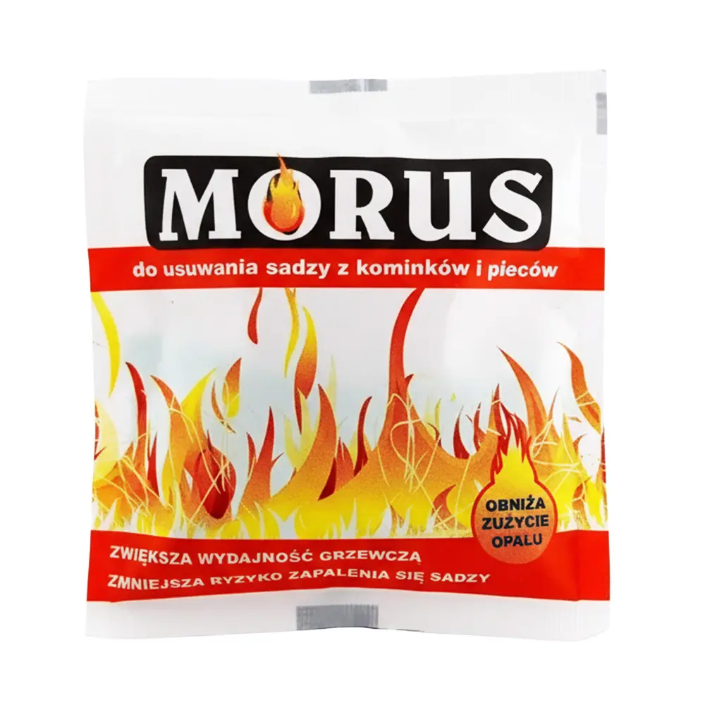 Zdjęcie produktu Bros Morus proszek do usuwania sadzy 50g czyścik do komina pieca saszetka