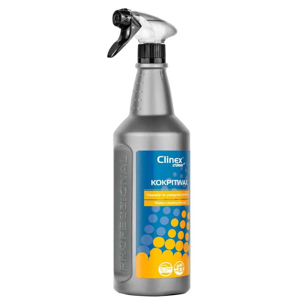Zdjęcie produktu Preparat do kokpitu Clinex Expert Kokpit Wax satynowy połysk plastik UV 1L