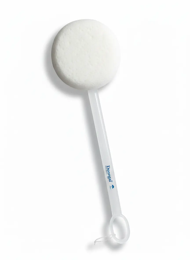 Zdjęcie produktu Gąbka do pleców z rączką myjka kąpielowa masażer długa 40cm rączka trwała 1szt.
