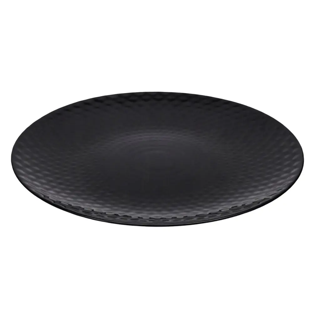 Zdjęcie produktu Talerz deserowy czarny Diamond 19cm szkło opalowe