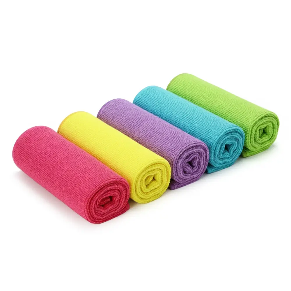 Zdjęcie produktu Ścierka z mikrofibry 32x32 cm chłonna do okien auta kuchni 220gsm