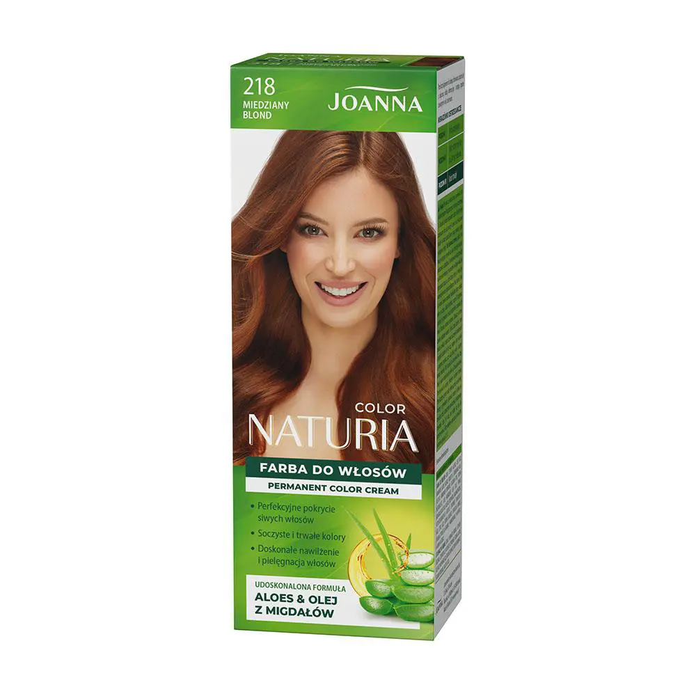 Zdjęcie produktu Joanna Naturia Color 218 miedziany blond farba do włosów trwała