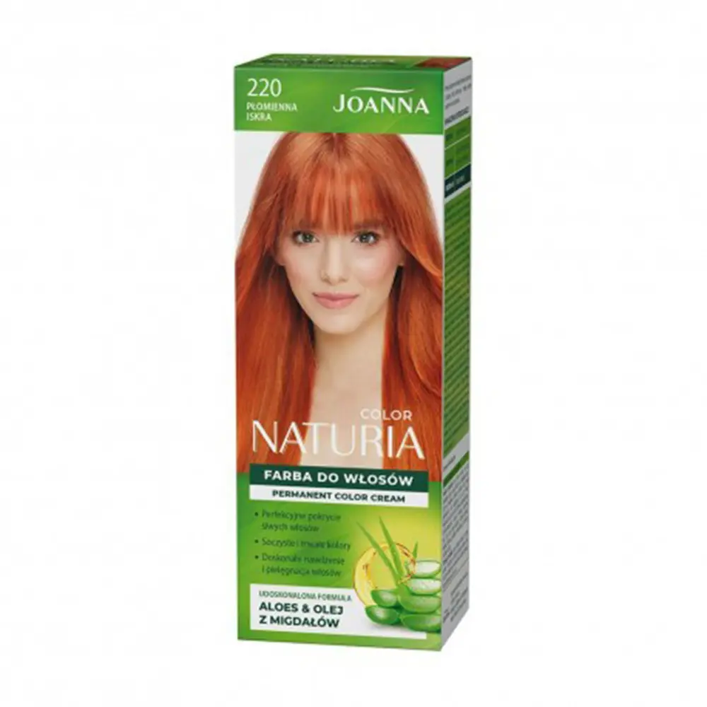 Zdjęcie produktu Joanna Naturia Color Farba do Włosów 220 Płomienna Iskra Trwała Miedź