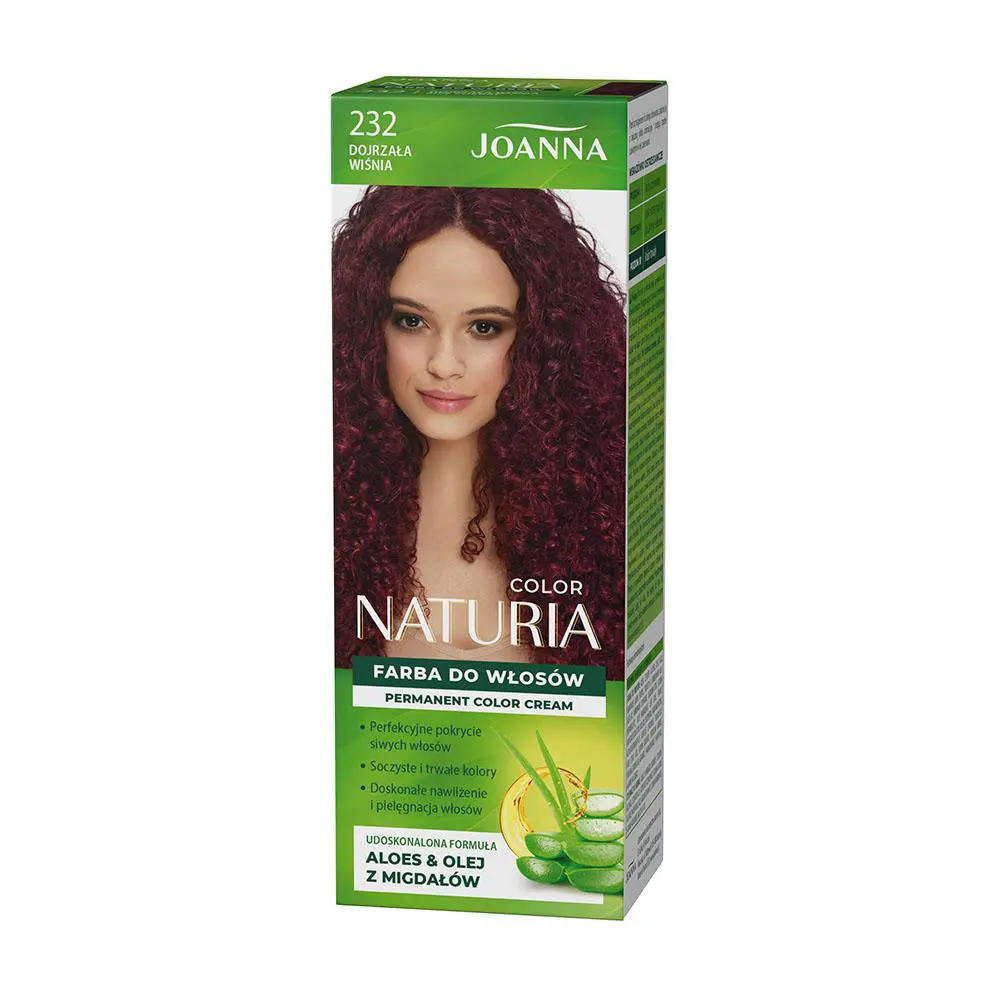 Zdjęcie produktu Joanna Naturia Color farba do włosów 232 dojrzała wiśnia trwałe krycie