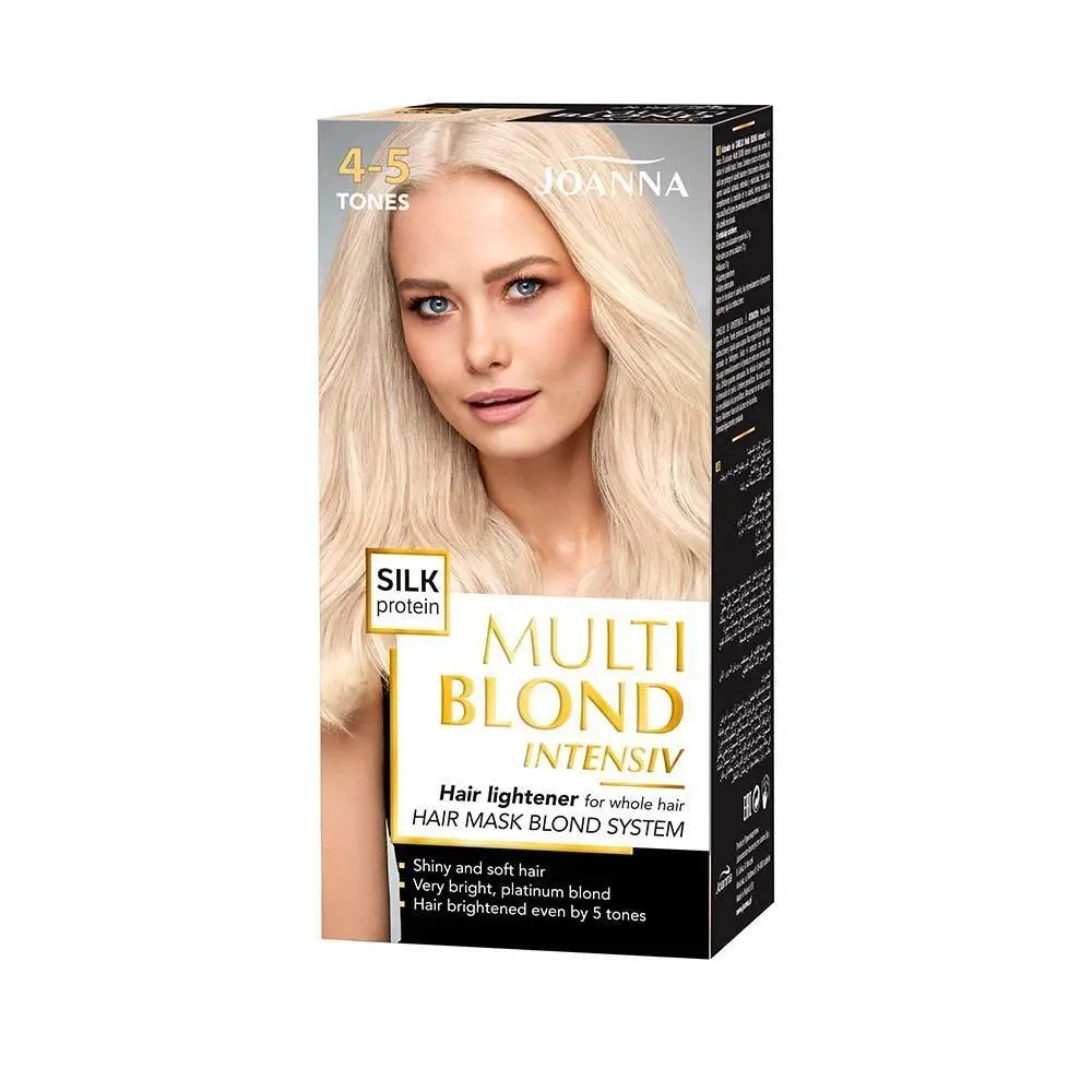 Zdjęcie produktu Joanna Multi Blond Intensiv Rozjaśniacz do włosów 5 tonów Platynowy Blond