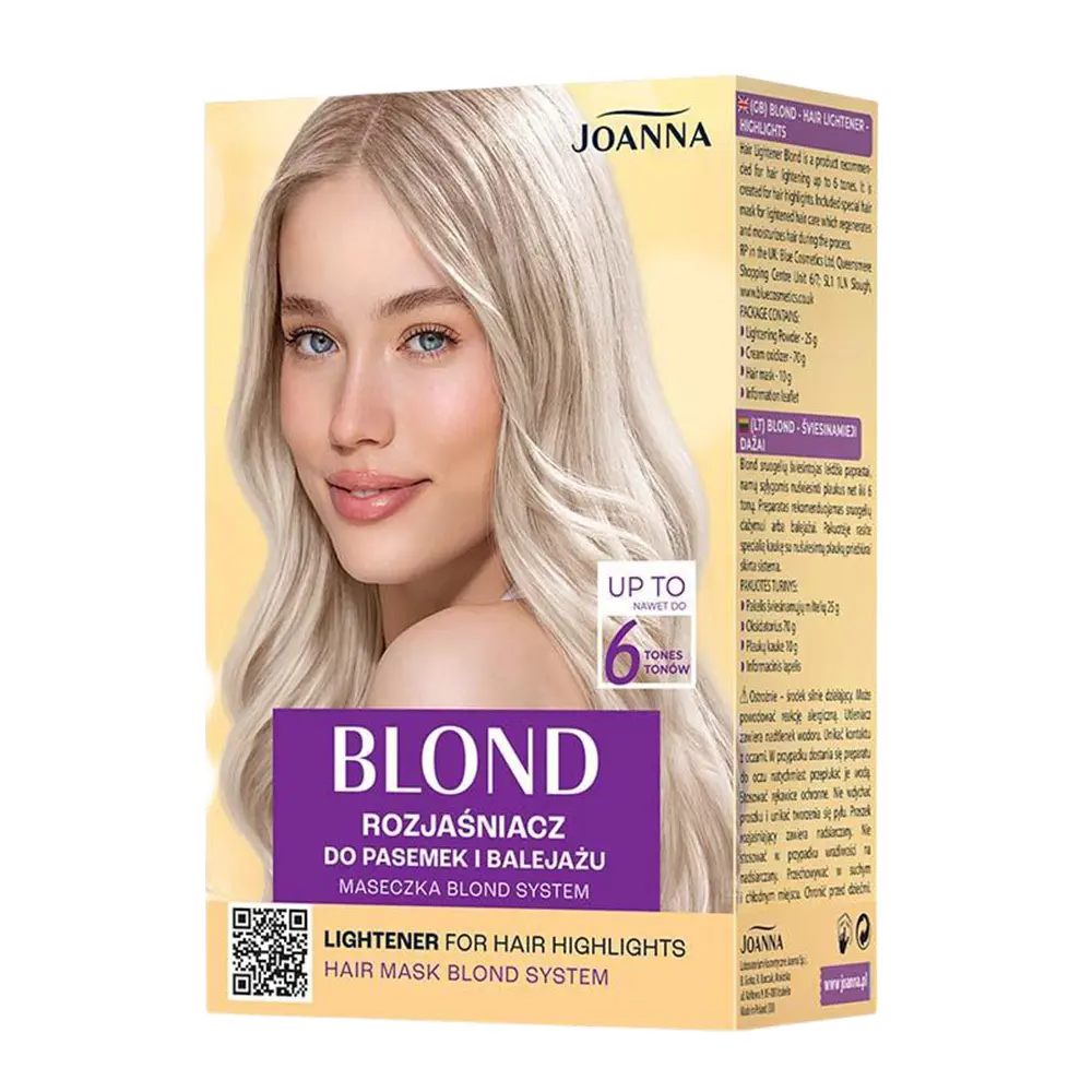 Zdjęcie produktu Blond Rozjaśniacz do pasemek i balejażu 6 tonów z maską do włosów blond
