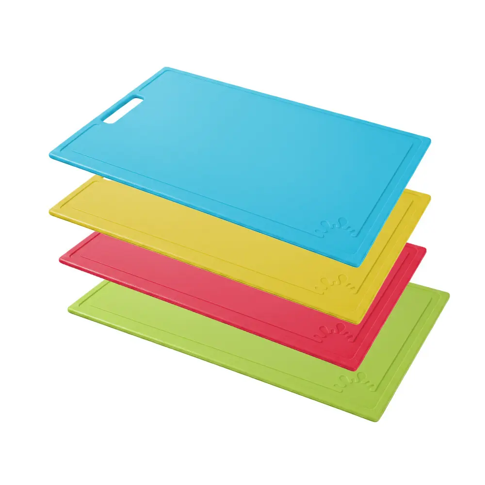 Zdjęcie produktu Deska kuchenna do krojenia plastikowa Splash średnia 31x20 cm antypoślizgowa