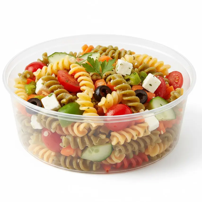 Zdjęcie produktu Pojemnik na Zupę Okrągły Wielokrotnego użytku ∅125 350ml do Zmywarki Mikrofali Bez SUP PRE125/350C 50szt.