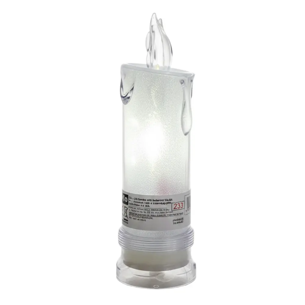 Zdjęcie produktu Świeca akrylowa led subito C502 światło baterie w zestawie 18 cm