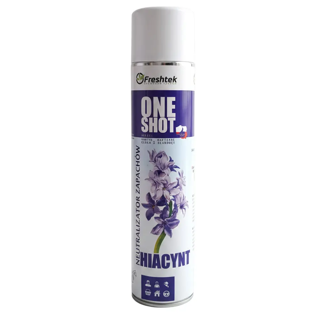 Zdjęcie produktu Odświeżacz powietrza neutralizator zapachów one shot hiacynt spray 600 ml