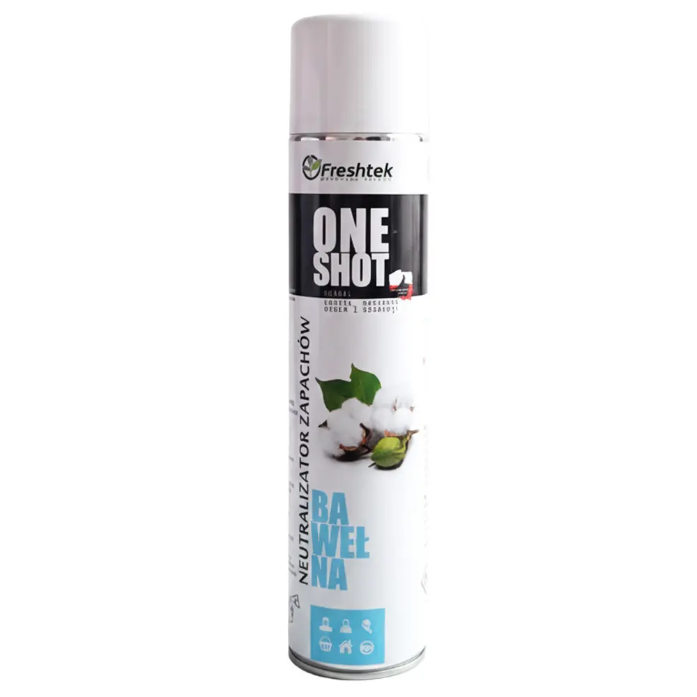 Zdjęcie produktu Odświeżacz powietrza neutralizator zapachów one shot Bawełna spray 600 ml