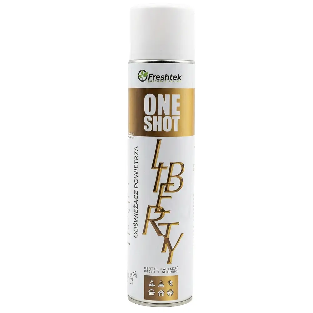 Zdjęcie produktu Odświeżacz powietrza neutralizator zapachów one shot Liberty spray 600 ml