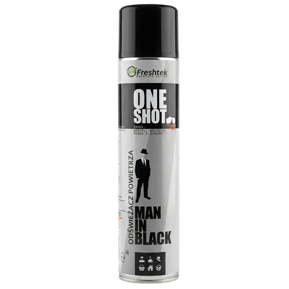 Zdjęcie produktu Odświeżacz powietrza neutralizator zapachów one shot Men in black spray 600 ml