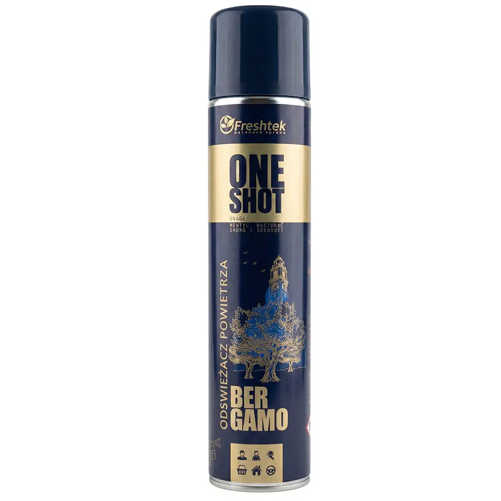 Zdjęcie produktu Odświeżacz powietrza neutralizator zapachów one shot Bergamo spray 600 ml
