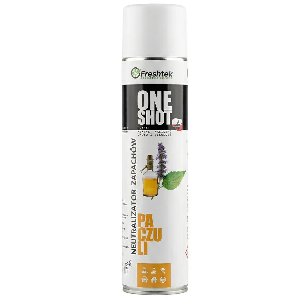 Zdjęcie produktu Odświeżacz powietrza neutralizator zapachów one shot Paczuli spray 600 ml