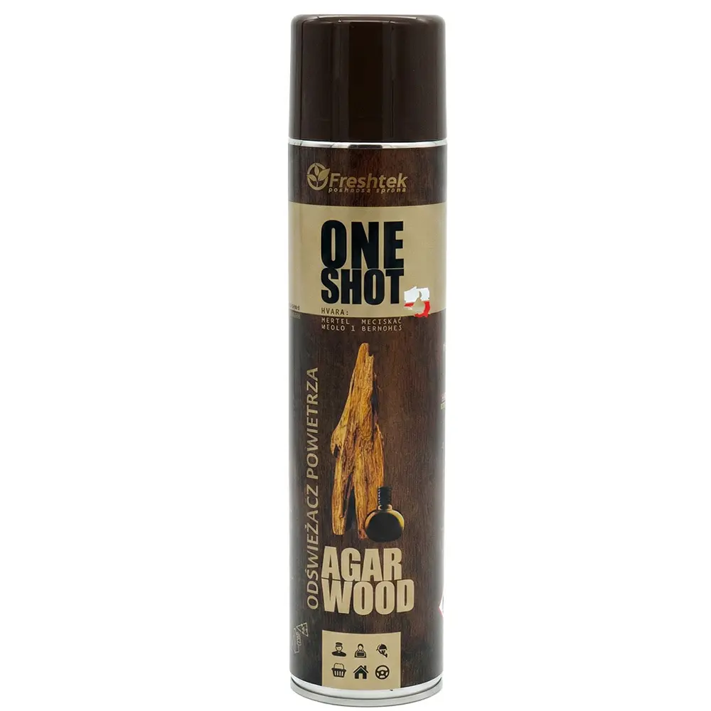 Zdjęcie produktu Odświeżacz powietrza neutralizator zapachów one shot Agar wood spray 600 ml