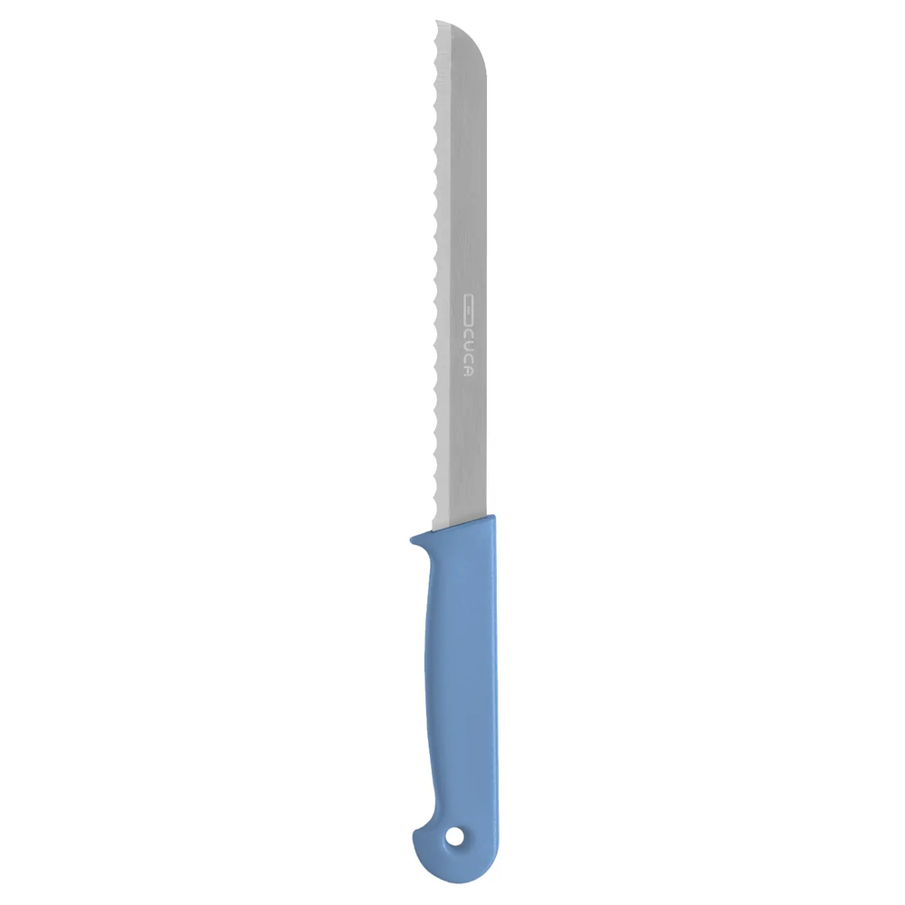 Zdjęcie produktu Nóż chlebowy MODERN CUCA ząbkowany stalowy długa piłka mix kolor 31 cm