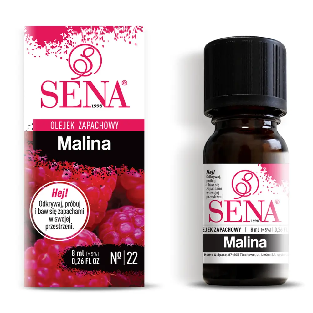 Zdjęcie produktu Olejek zapachowy do kominków nawilżaczy Malina 8 ml
