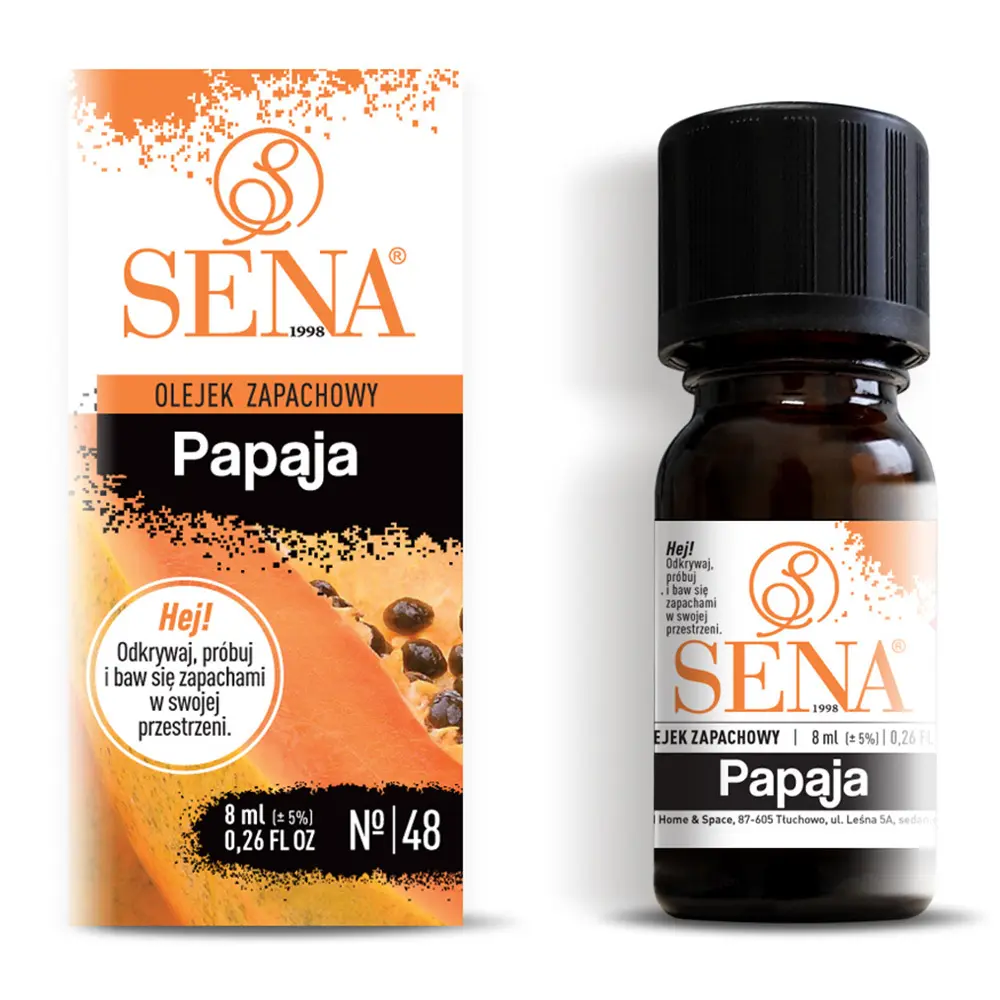 Zdjęcie produktu Olejek zapachowy do kominków nawilżaczy Papaja 8 ml