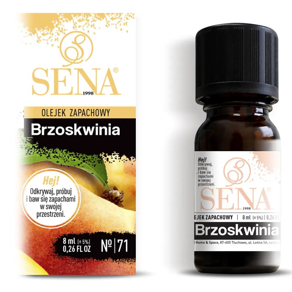 Zdjęcie produktu Olejek zapachowy do kominków nawilżaczy Brzoskwinia 8 ml
