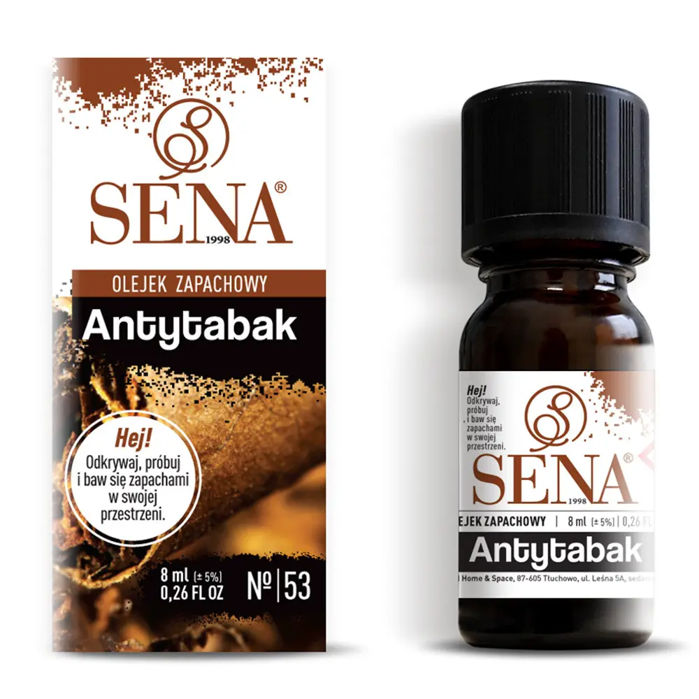 Zdjęcie produktu Olejek zapachowy do kominków nawilżaczy Antytabak 8 ml