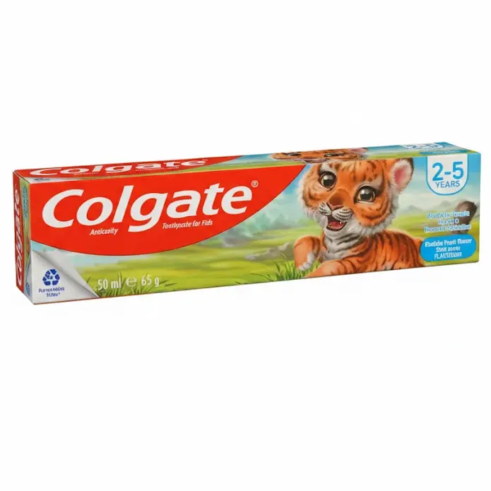 Zdjęcie produktu Pasta do zębów Colgate Junior tygrysek owocowa dla dzieci 2-5 lat 50 ml