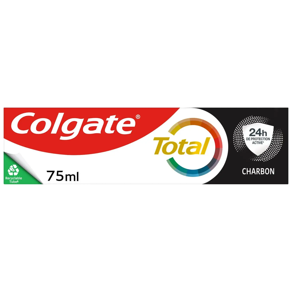 Zdjęcie produktu Pasta do zębów Colgate Total Charcoal węgiel aktywny ochrona 24h 75ml