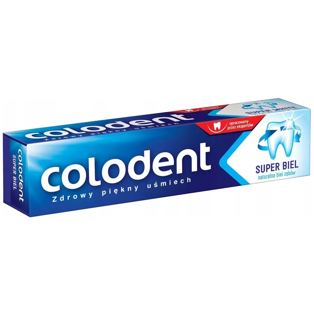 Zdjęcie produktu Pasta do zębów Colodent Super Biel wybielająca naturalna biel szkliwa 100ml