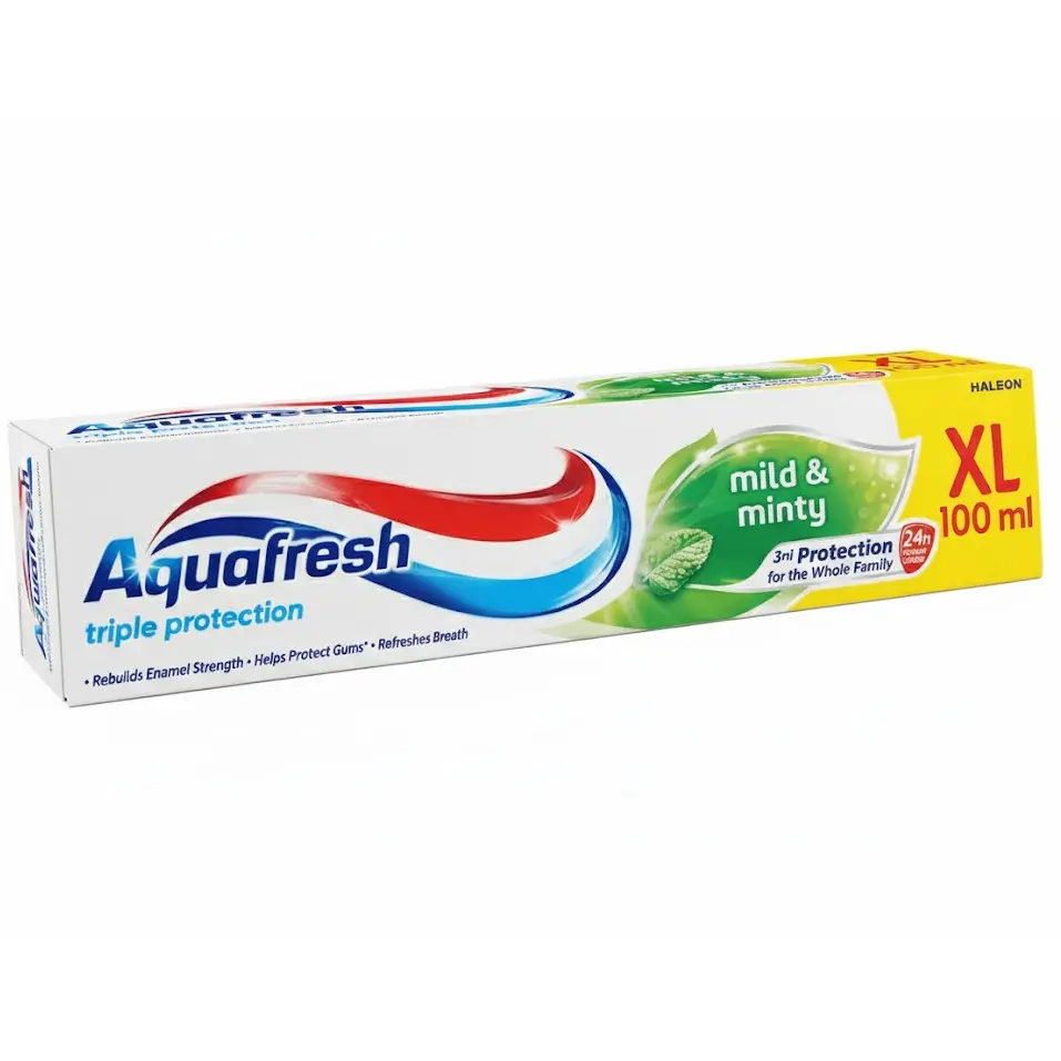 Zdjęcie produktu Pasta do zębów Aquafresh Mild&Minty Triple Protection 3w1 XL 100ml