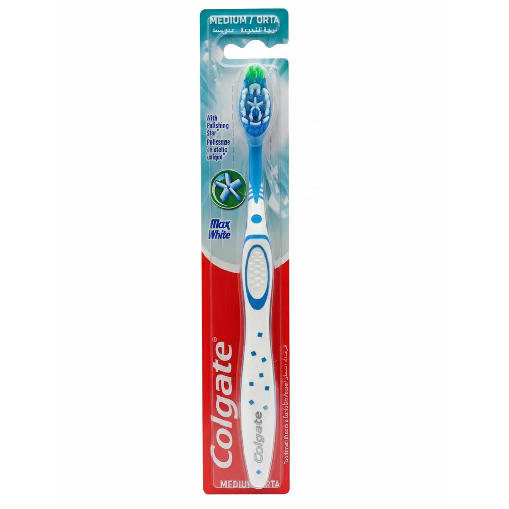 Zdjęcie produktu Szczoteczka do zębów Colgate Max White Medium średnia wybielająca 1szt.