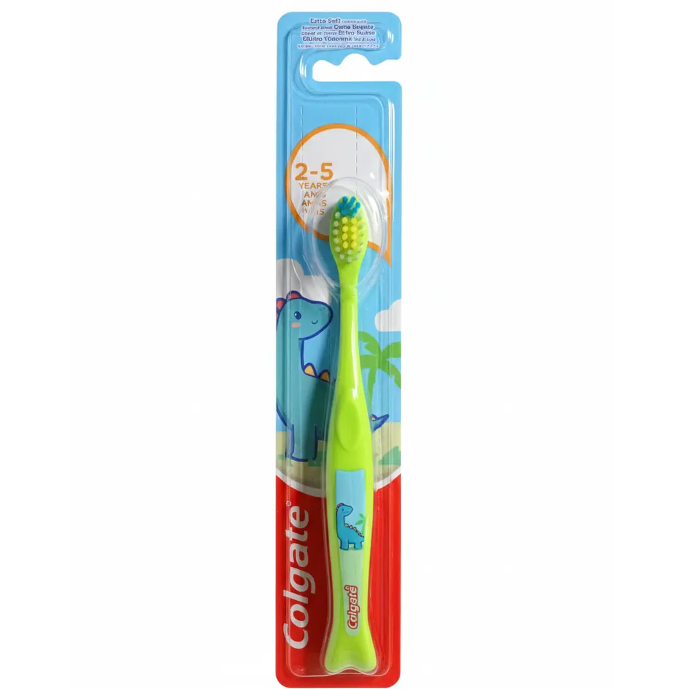 Zdjęcie produktu Szczoteczka do zębów dla dzieci Colgate Kids 2+ miękka extra soft mix kolor 1szt.