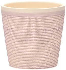 Zdjęcie produktu Osłonka ceramiczna na doniczkę kwiaty ozdobna dekoracyjna 13,3x13,3x12,8 cm mix wzór 1 szt.