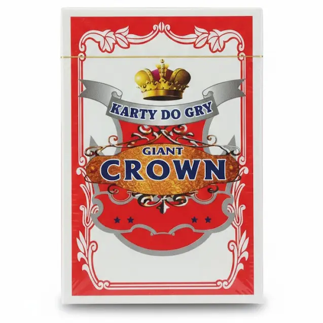 Zdjęcie produktu Karty do gry Giant Crown talia 24 sztuki klasyczne do brydża pokera mix