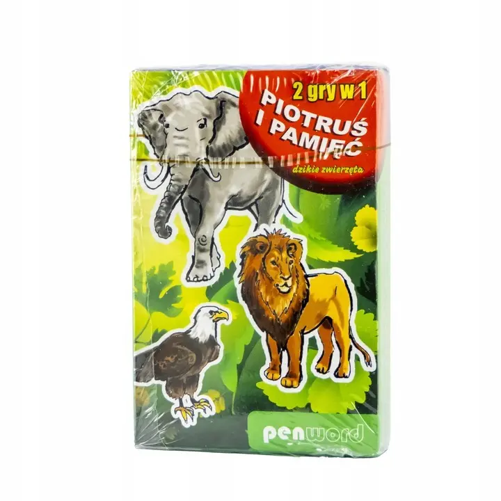 Zdjęcie produktu Karty do gry Piotruś memory dla dzieci edukacyjne mix wzorów 25 kart 3+