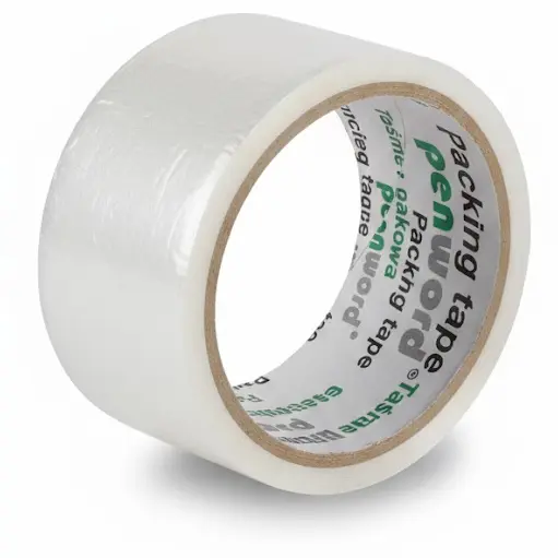 Zdjęcie produktu Taśma pakowa przezroczysta bezbarwna transparentna klejąca akrylowa mocna 48 mm 1 sztuka