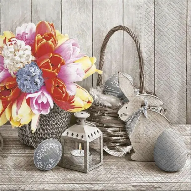 Zdjęcie produktu Serwetki papierowe Wielkanocne Daisy Natural Easter 33x33 cm 20 szt.