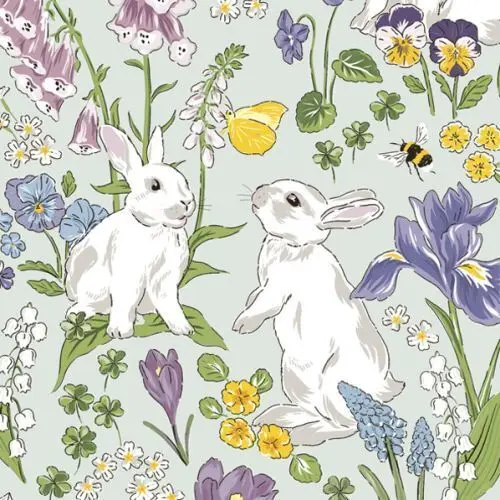 Zdjęcie produktu Serwetki papierowe Wielkanocne Daisy graphic easter bunnies 33x33 cm 20 szt.