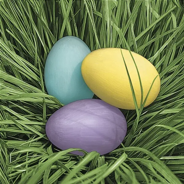 Zdjęcie produktu Serwetki papierowe Wielkanocne Daisy Pastel Eggs in grass 33x33 cm 20 szt.
