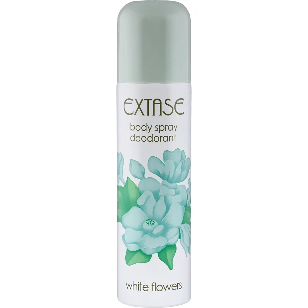 Zdjęcie produktu Dezodorant damski w sprayu Extase White Flowers kwiatowy zapach do ciała 150ml