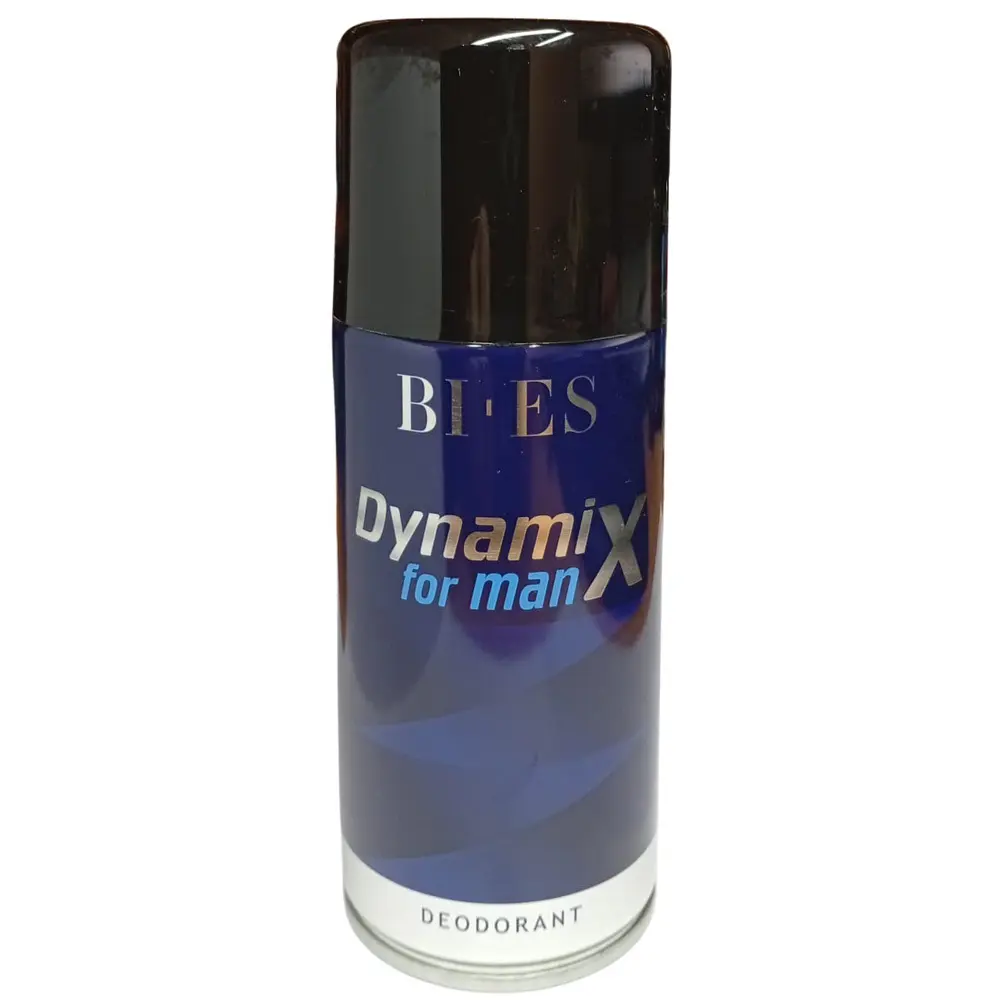 Zdjęcie produktu Dezodorant męski Bi-es Dymamix Blue spray perfumowany długotrwała świeżość 150ml