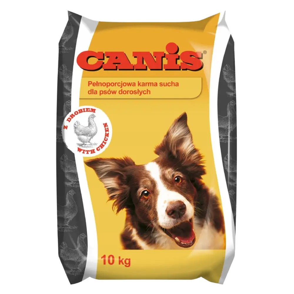 Zdjęcie produktu Karma sucha dla psa Canis z drobiem dorosłe psy wszystkie rasy 10 kg
