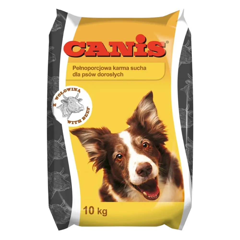Zdjęcie produktu Karma sucha dla psa dorosłego Canis wołowina 10 kg