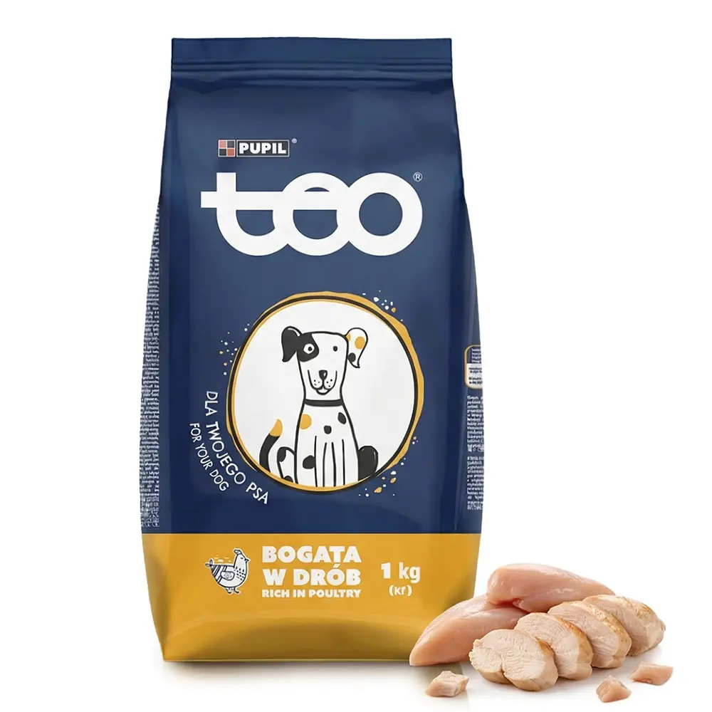 Zdjęcie produktu Karma sucha Teo dla psa bogata w drób karma dla psów 1 kg