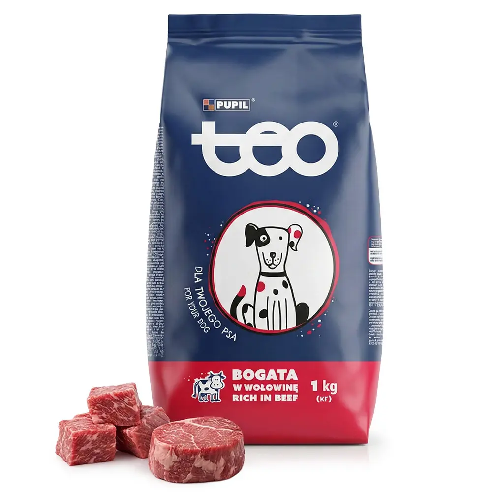 Zdjęcie produktu Karma sucha Teo dla psa bogata w wołowinę karma dla psów 1 kg