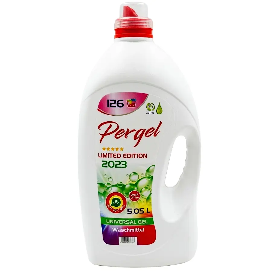 Zdjęcie produktu Żel do prania tkanin Pergel uniwersalny do bieli i do kolorów 108 Prań 5,05L